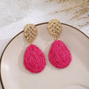 Fuchsia Woven Drops