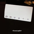 Six Pair Silver Tone Minimal Stud Earring Set Fashion Jewelry view 3