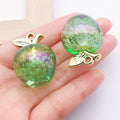Acrylic Iridescent Apple Glossy Charms with 14 Listed Options view 10