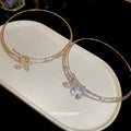Crystal Butterfly Collar Necklaces With Decorative Accents view 2