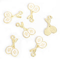 Crossed Racket Enamel Charms in Six Colors and Two Metal Tones view 8