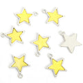 Colorful Enamel Star Charms in Solid and Open Outline Styles view 9
