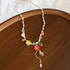 Flower Drop Necklace