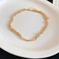 Irregular Textured Chain Necklace Fashion Jewelry Collection view 6