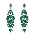 Red Horse Tassel Crystal Two Designs Metal Dangle Earrings view 5