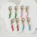 Colorful Enamel Long and Short Chili Pepper Lobster-Clasp Charms view 5