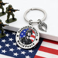 Remember Heroes World Peace Soldier Disc Keychain Wing Charm view 4