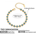Multicolor Crystal Tennis Necklace and Bracelet Collection view 9