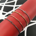 Valentine Metallic Adjustable Bracelet Metal Charms with 5 Listed Options view 3