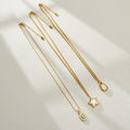 Gold Pendant Necklaces Star Teardrop Shell Charm Styles view 4