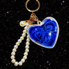 Royal-Blue Rose-Heart