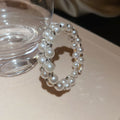 Open Pearl Bangle Bracelets Rhinestone Accents Eleven Styles view 2