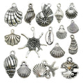 Metallic Seashell Shell Charms with 17 Listed Options view 1