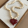 Brown Red Heart