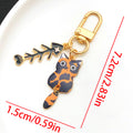 Seven Cat and Fish Bone Metal Clasp Keychain Designs view 6