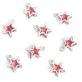 Polished Star Glass And Alloy Charms in 7 Styles for Jewelry Crafts view 3