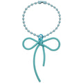 Seven Color Bow and Bead Phone Wrist Straps for Accessory Making view 5