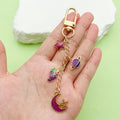Grape Charm Keychains in 21 Pictured Variations for Bags and Keys view 1