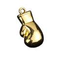 Miniature Metal Boxing Glove Charm Pendant Four Finishes view 5