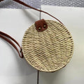 Woven Straw Shoulder Handbags Totes Fourteen Styles Colors view 11