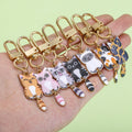 Cat Charm Keychains in 22 Pictured Variations for Bags and Keys view 2