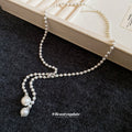 White Pearl Look Necklaces in Three Beaded Designs view 4