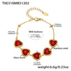 Red Silver Bracelet