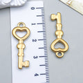 Gold-Tone Heart Metal Charms with 7 Listed Options view 9