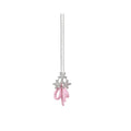 Pastel Flower and Butterfly Pendant Necklaces in Three Colors view 5