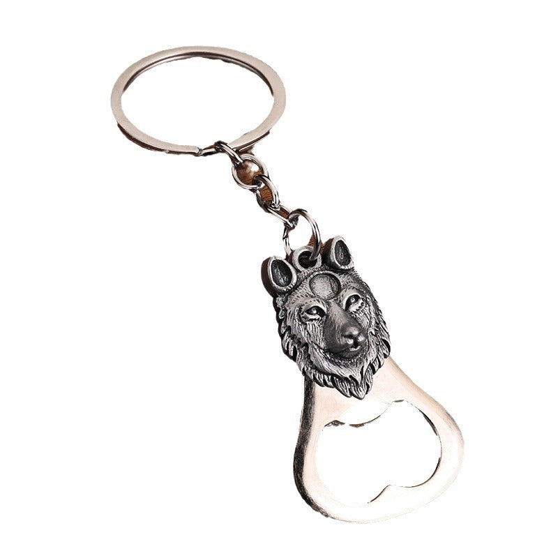 Animal Bottle Opener Zinc Alloy Souvenir Keychain with Enamel Finish