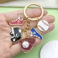 Baseball Charm Keychains in 26 Pictured Variations for Bags and Keys view 3