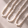 Baroque Freshwater Pearl Beaded Choker Necklace with Extension view 2