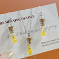 Mini Ghost Bottle Necklaces Earrings Sets Cork Vials 21 Options view 9