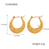Gold Star Hoop