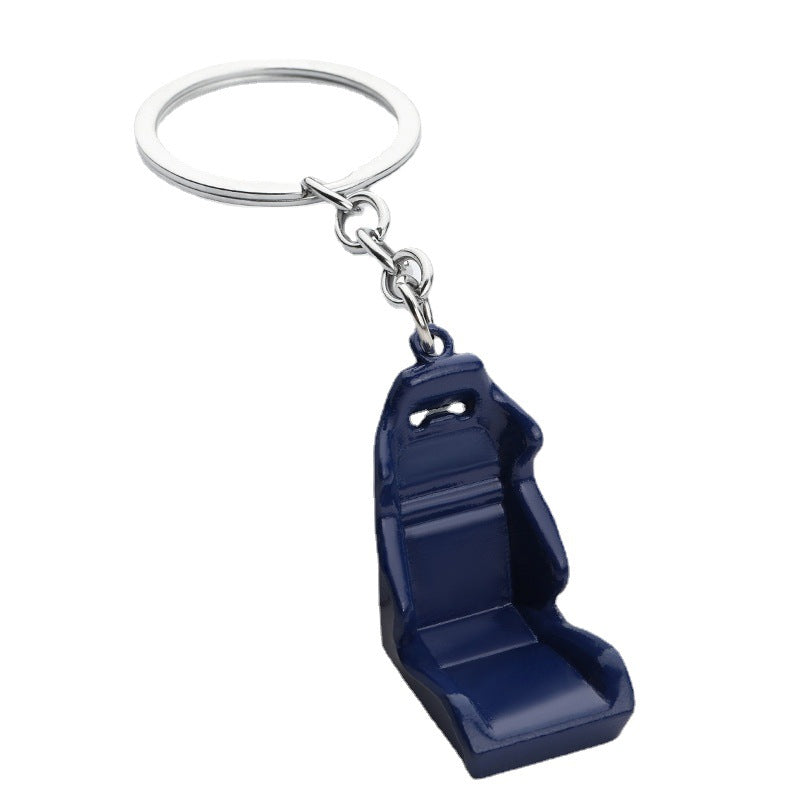 Creative Car Seat Metal Keychain Zinc Alloy Gift Keychain