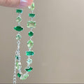 Mixed Shape Crystal Bracelets 4 Styles Multicolor Green view 4