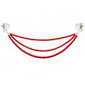 Triple Strand Red Bead Garland Christmas Tree Decoration view 5