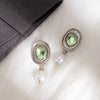 Green Oval Drops