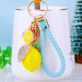 Jeweled Fruit and Vegetable Keychains in Sixty-Four Pictured Designs view 12