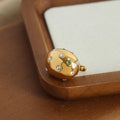 Open Dome Teardrop Rings Clear Or Multicolor Crystal Studs view 3