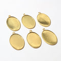 Plain Oval Metal Pendant Trays in Multiple Finishes view 3