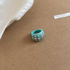 Teal Stud Ring