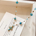Cross Pendant Beaded Necklaces in Gold and Silver Tones view 2