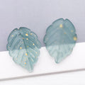 Large Glass Leaf Charms in Twelve Flecked and Gradient Finishes view 8