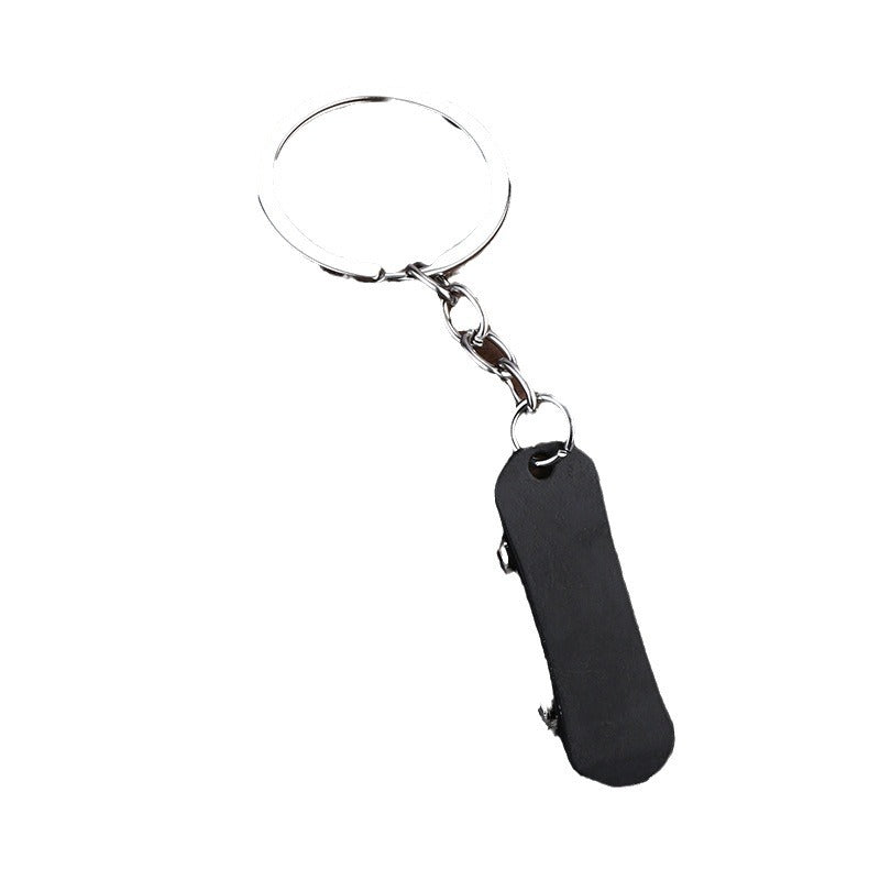 Mini Scooter Zinc Alloy Keychain Pendant for Gifts and Everyday Use