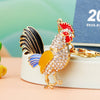 White Jeweled-Rooster