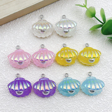 Iridescent Shell Shell Charms with 13 Listed Options