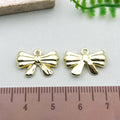 Metallic Bow and Butterfly Metal Charms with 19 Listed Options view 12
