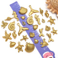 Gold-Tone Seashell Shell Charms with 15 Listed Options view 4