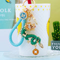Mixed Jeweled Chinese Dragon Keychains in Fifty Eight Pictured Styles view 10